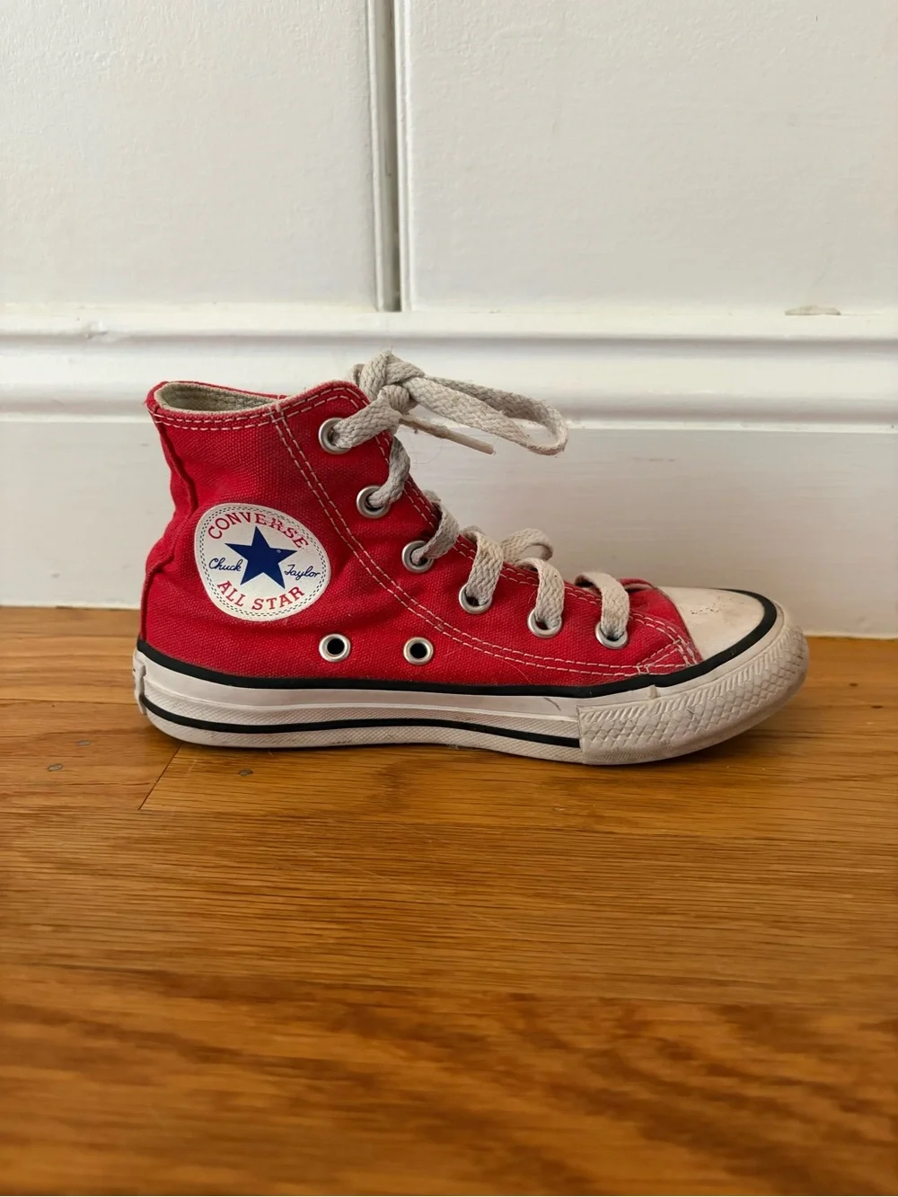Converse Red High Top Canvas Sneaker